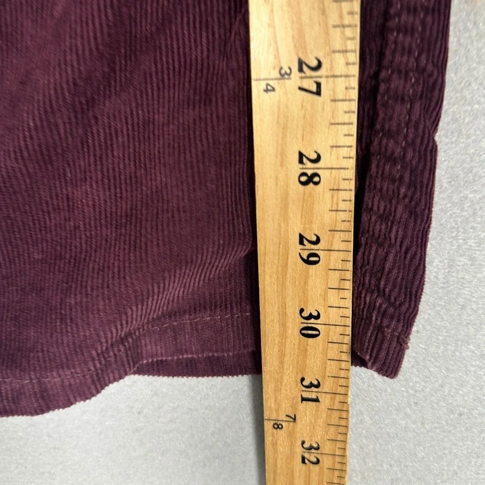 Levis 511 Pants Mens 38X30 Burgundy Purple Slim Fit Corduroy 5-Pocket Stretch
